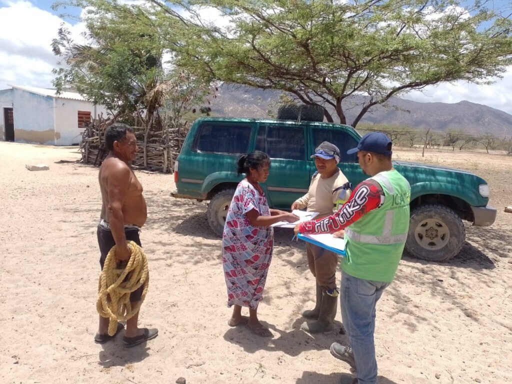 El ICA realiza seguimiento al primer ciclo de vacunación en comunidades indígenas de la Alta Guajira Wayuu