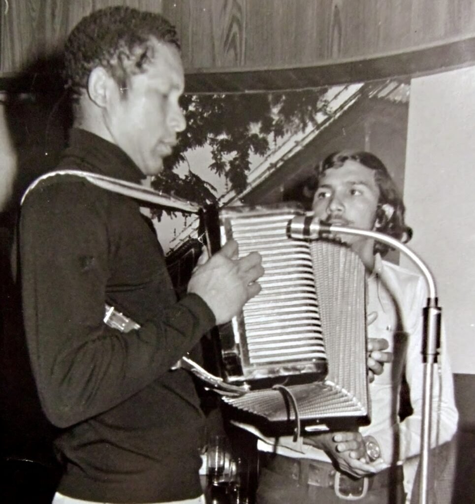 Emilio Oviedo y Rafael Orozco en sus inicios musicales