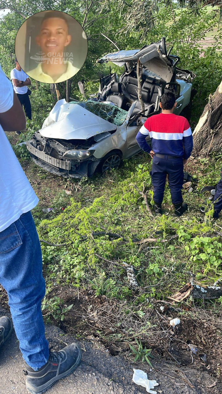 Automóvil se volcó en vía de San Juan del Cesar: un joven murió y dos personas más resultaron heridas