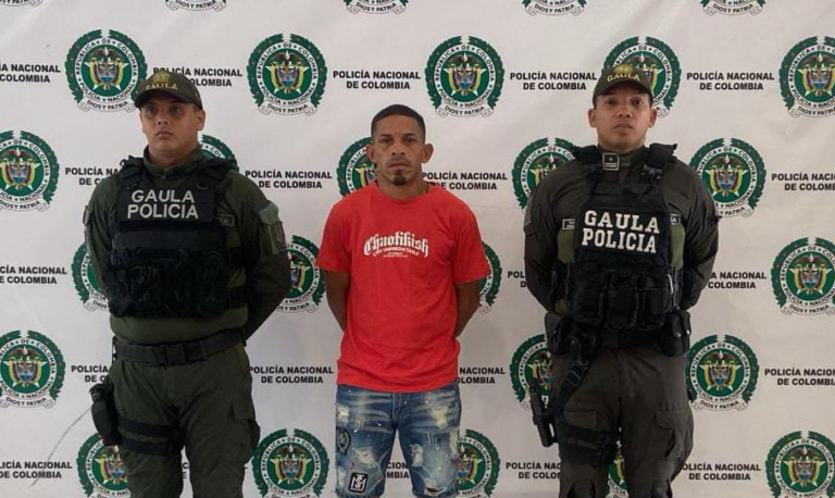 Jan Carlos Martínez Ospino, capturado.