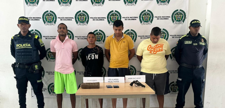 Capturan a cuatro presuntos integrantes de la banda ‘Gran Colombia’ en Riohacha y Barranquilla