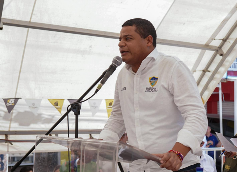 Genaro Redondo, alcalde del Distrito de Riohacha.