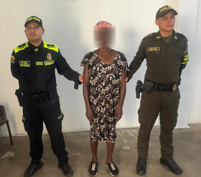 Capturan en centro asistencial de Riohacha a mujer con orden judicial por tráfico de estupefacientes