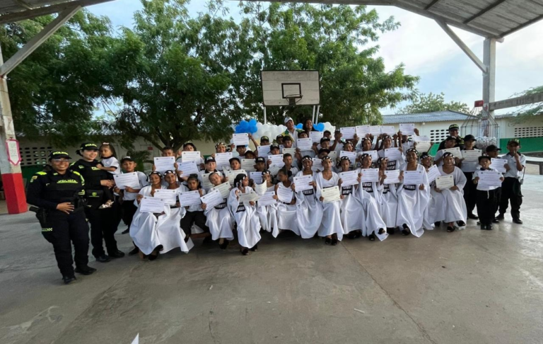 Fue clausurado el programa Cívica Infantil y Juvenil en el barrio San Francisco de Maicao