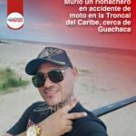 Murió un riohachero en accidente de moto en la Troncal del Caribe, cerca de Guachaca