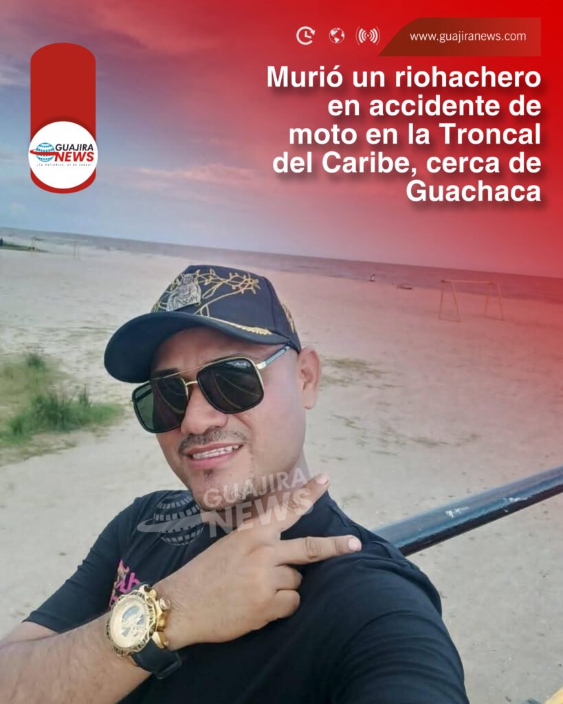 Murió un riohachero en accidente de moto en la Troncal del Caribe, cerca de Guachaca