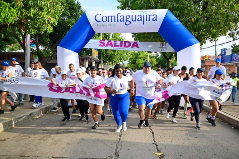 La Carrera 3.5 K Comfaguajira corre por La Guajira, se tomó a San Juan del César