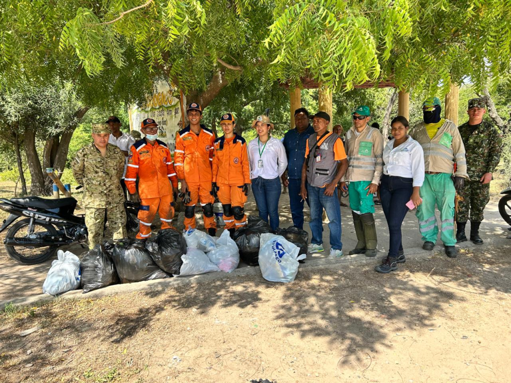 Exitosa fue la jornada de limpieza y siembra en el Río Cesar, en San Juan del Cesar