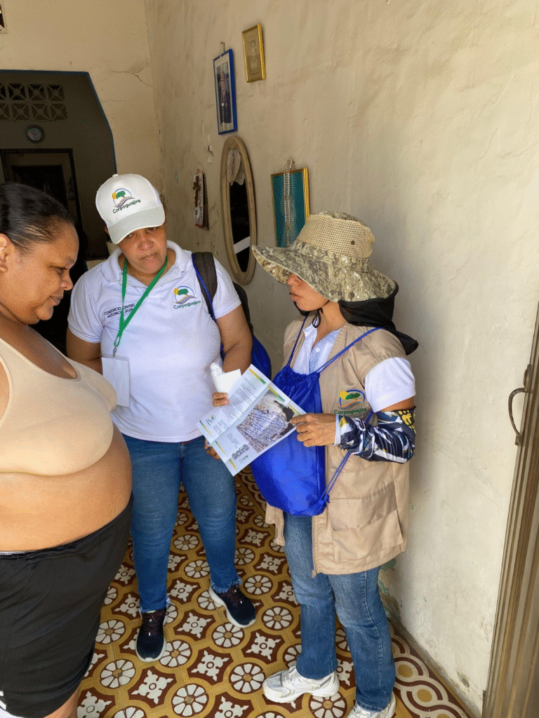 Realizaron jornada de sensibilización en el Centro Histórico de Riohacha: instalaron 20 puntos ecológicos