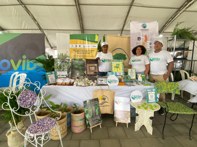 Corpoguajira estuvo presente en EcoFest 2025 con tres negocios verdes