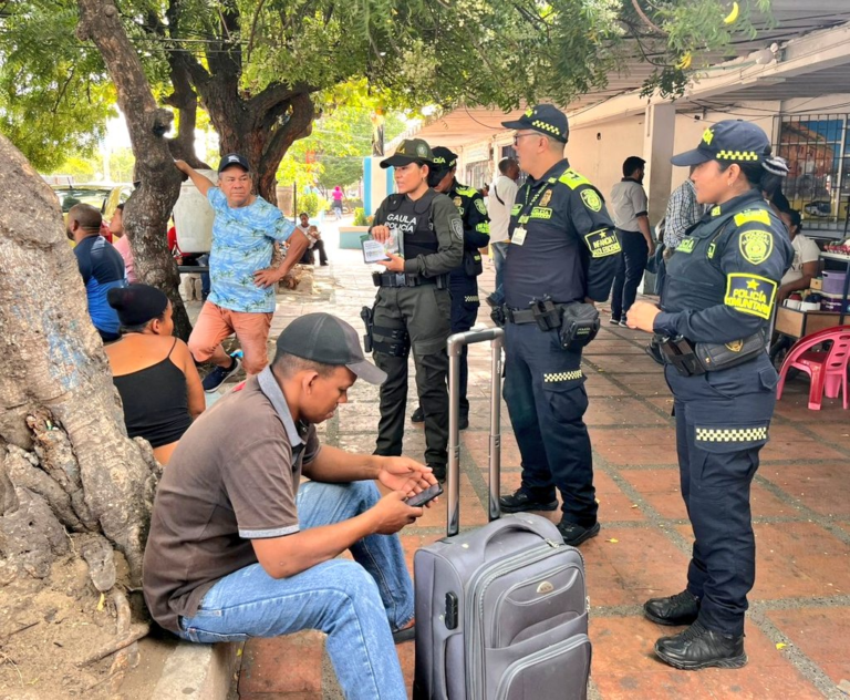 Policía Nacional combate la extorsión y el secuestro con actividades de prevención en Riohacha