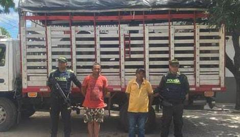 Capturan en zona rural de San Juan del Cesar a dos hombres por presunto robo de ganado
