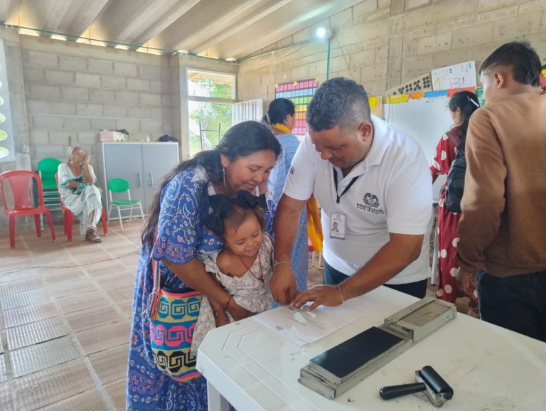 Registraduría realizó más de mil trámites en comunidades indígenas de La Guajira
