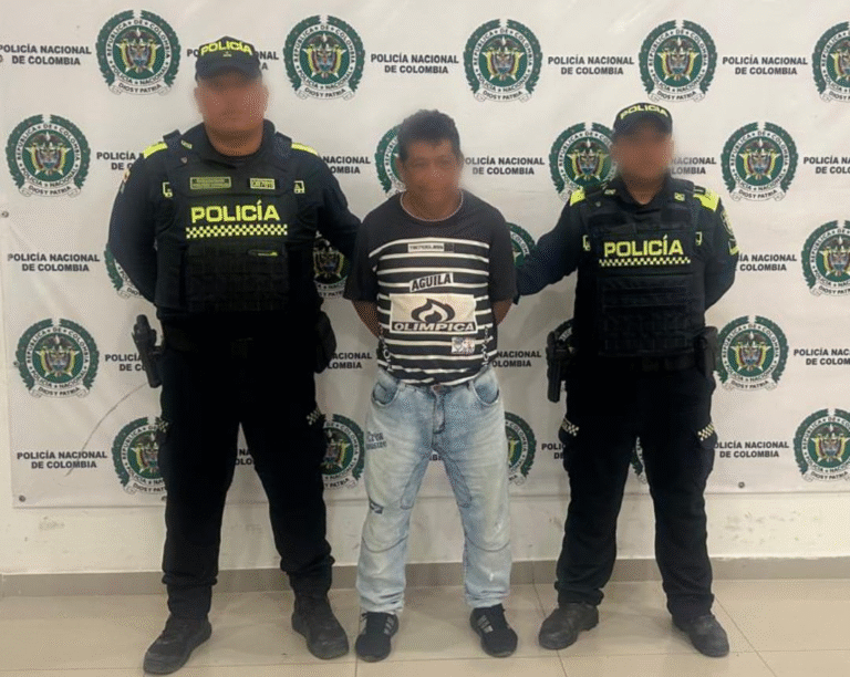 Edison Alberto Cantillo Suárez, capturado.