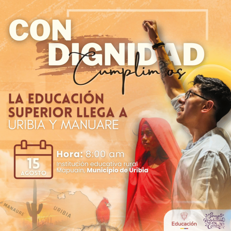 Ministro de Educación anunciará llegada de la educación superior a comunidades olvidadas de La Guajira