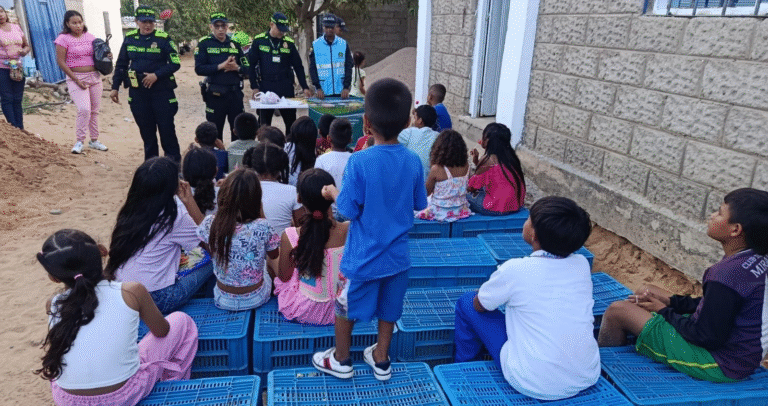 Policía adelantó jornada de prevención contra el abuso infantil en Riohacha