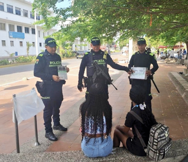 Policía de Turismo refuerza prevención contra la explotación sexual infantil en Riohacha y Camarones