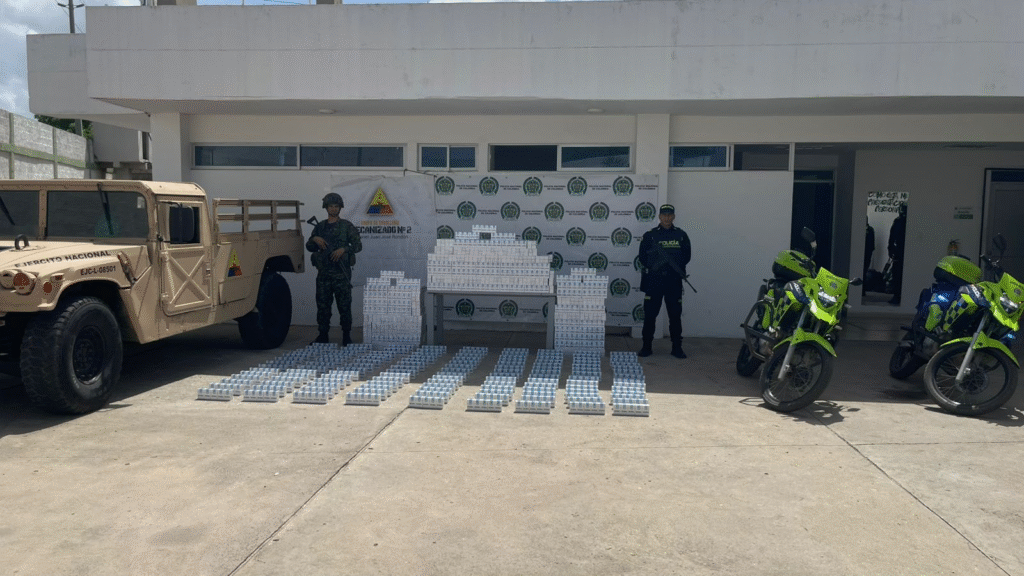 Grupo Rondón y Policía incautan 6.800 cajetillas de cigarrillos de contrabando