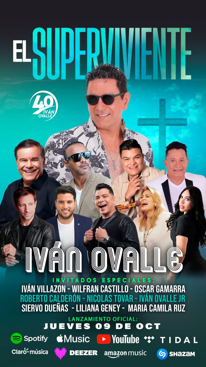 Iván Ovalle lanzará su nuevo álbum ‘El Superviviente’ el 9 de octubre