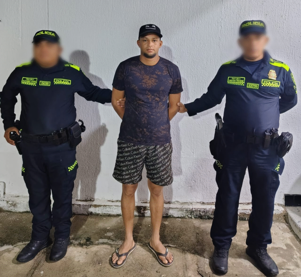 Luis Daniel Ríos González, capturado.