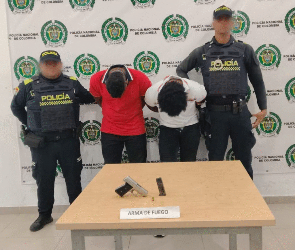 Yeimison De Jesús Benjumea Atención y Luis Eduardo Tena Amaranto, capturados.