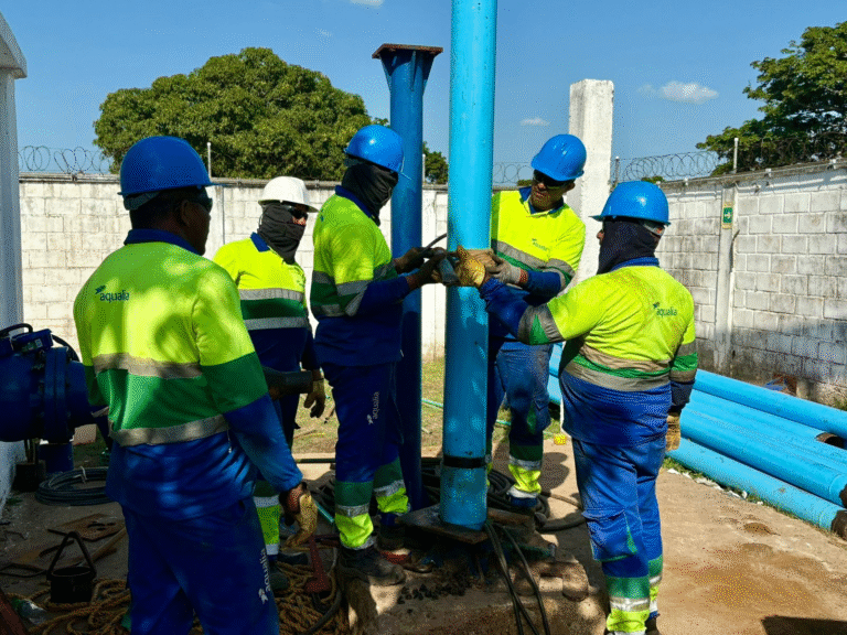 Aguas de la Península anuncia suspensión temporal del servicio por mantenimiento en el pozo de Carraipía