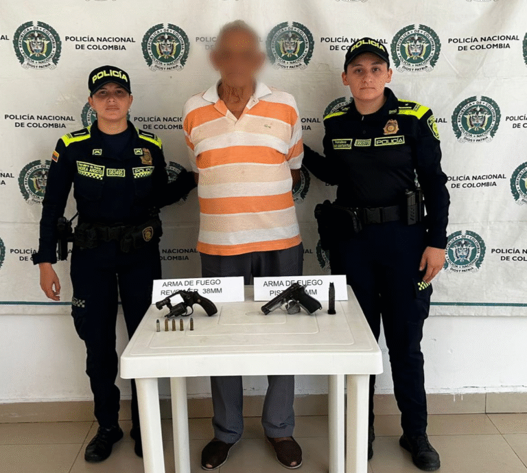 Aldo Gregorio Daza Brito, detenido.