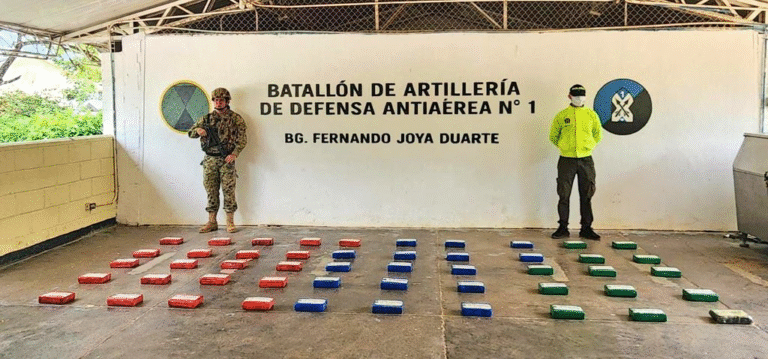 Ejército y Policía incautan 50 kilos de cocaína en Uribia