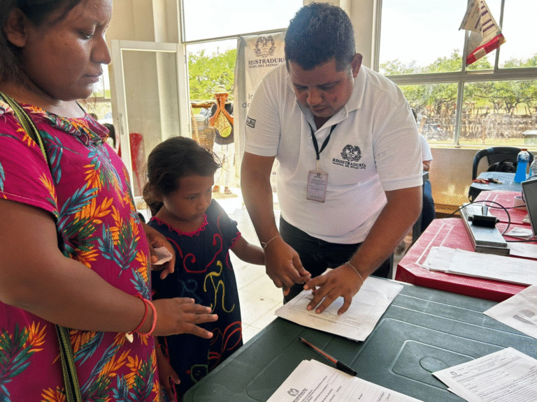 Registraduría Nacional culminó con éxito jornada de identificación en Uribia y Riohacha