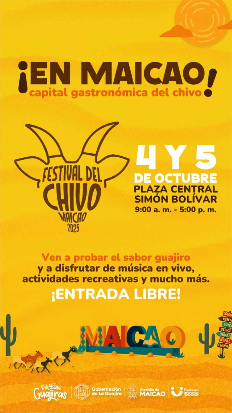 Gobernación de La Guajira celebra su tradición con el Festival Gastronómico del Chivo en Maicao