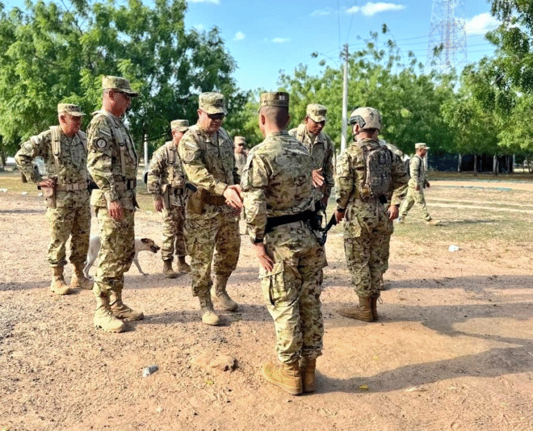 Altos mandos militares visitaron base militar en Carraipia, Maicao