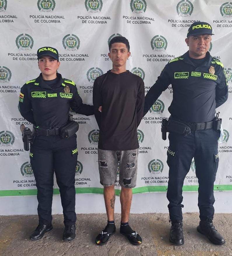 Ronaldo José Urdaneta Rivas, capturado.