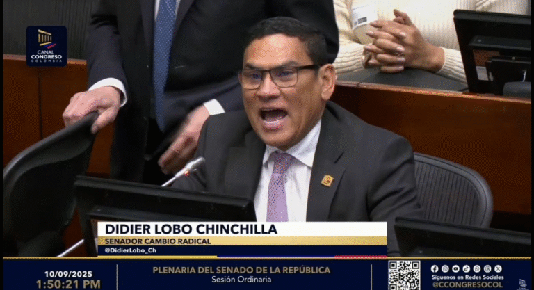 Senador Didier Lobo advierte graves efectos de prohibir exportación de carbón a Israel