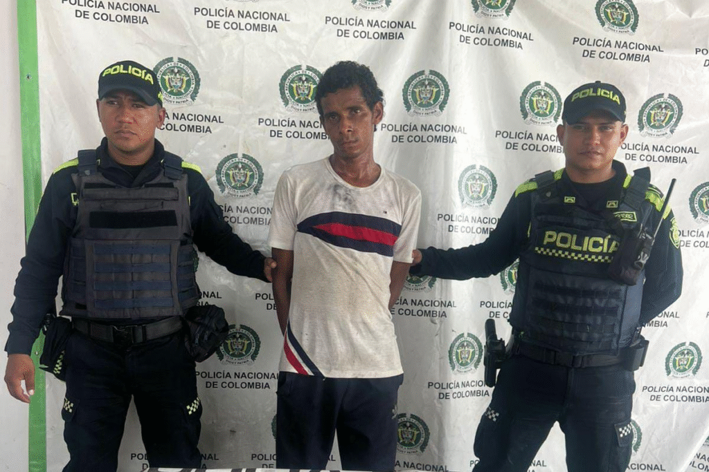 Adolfo Miguel Gómez Yance, capturado.