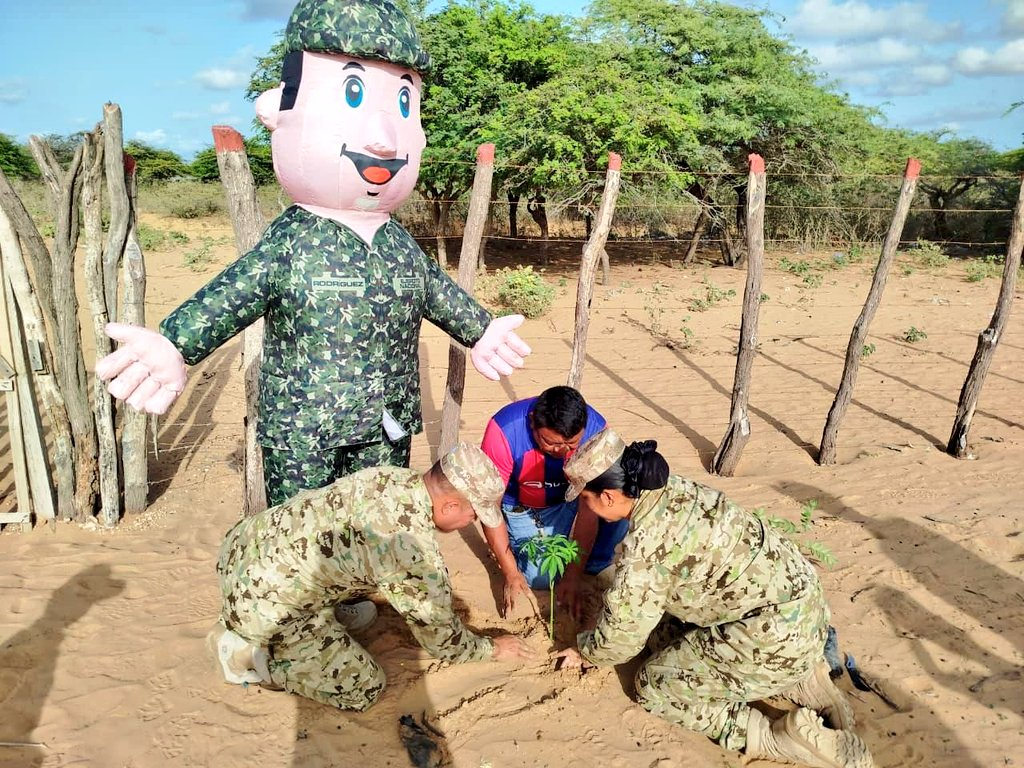 Ejército Nacional adelantó jornada social y ambiental en comunidad indígena de Maicao
