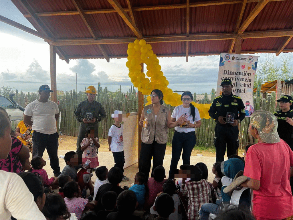 Ejército Nacional realizó jornada social en el barrio La Donación de Uribia