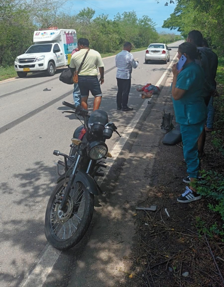 Motociclista murió arrollado por camión en la vía San Juan del Cesar – El Molino
