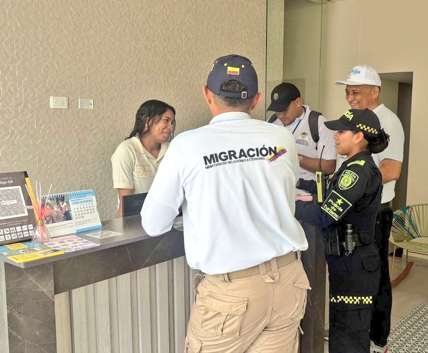 Policía Nacional fortalece controles en el sector hotelero de Riohacha