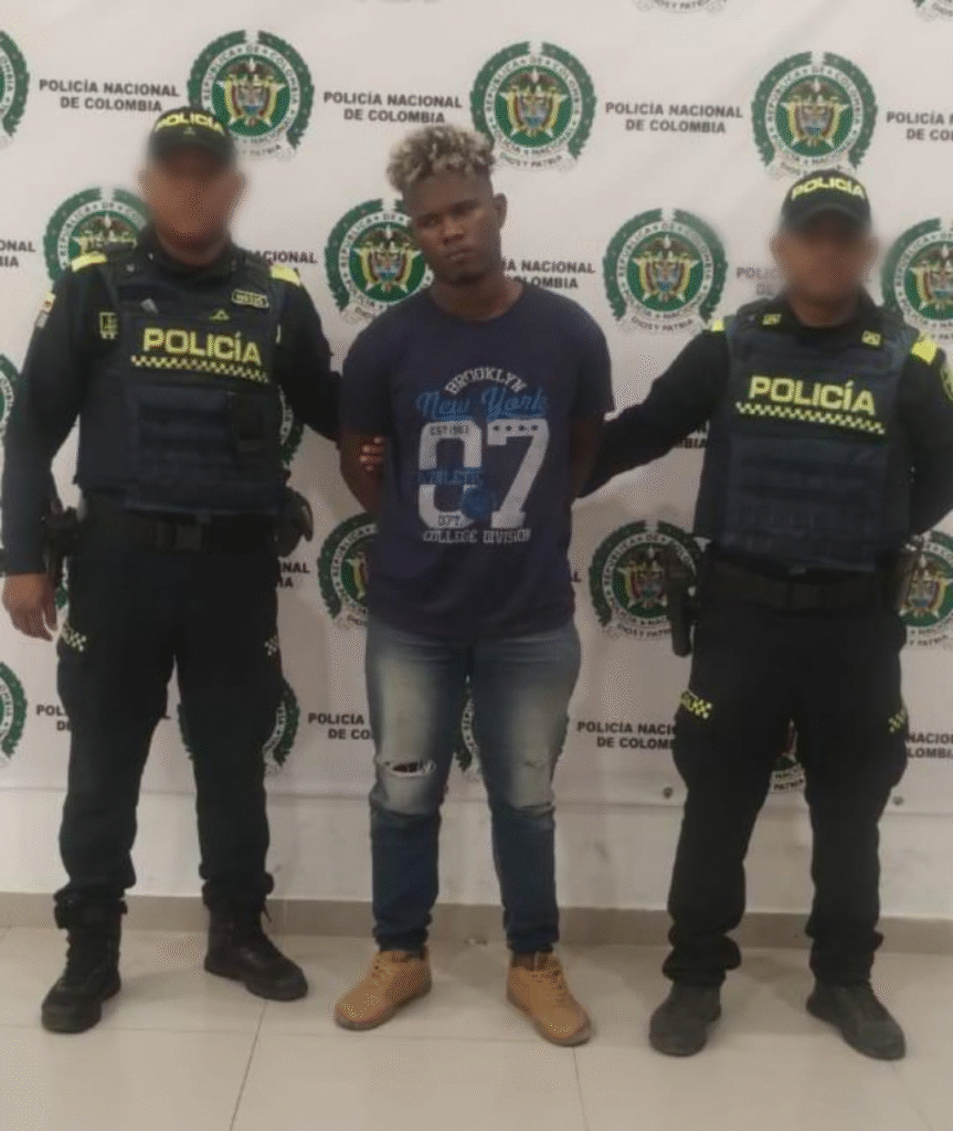 Ender José Hidalgo Fernández, detenido.