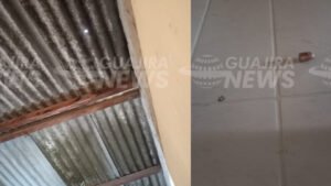 Bala perdida cayó en una vivienda del barrio Divino Niño en Riohacha: una abuela y su nieto se salvaron de milagro
