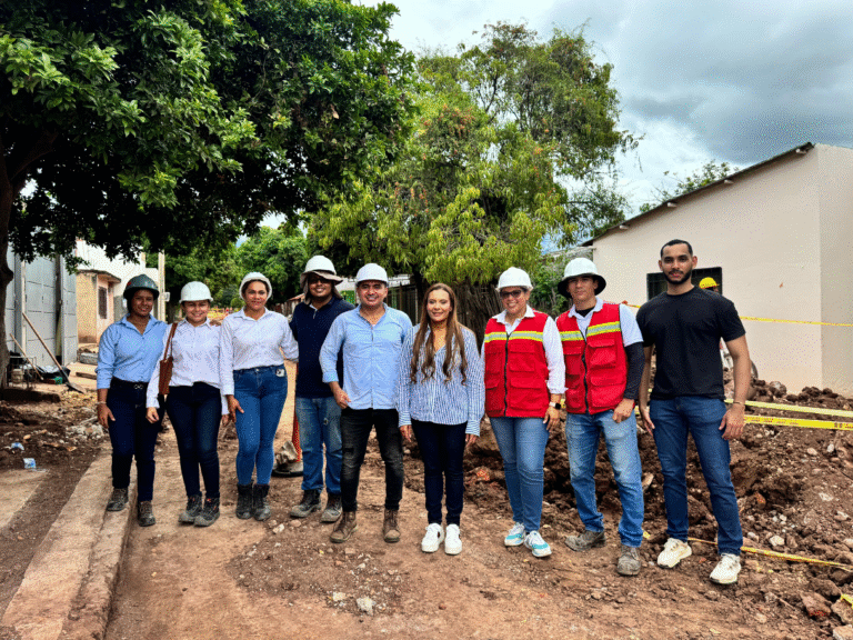 ESEPGUA visita las obras de optimización del sistema de alcantarillado sanitario en El Molino