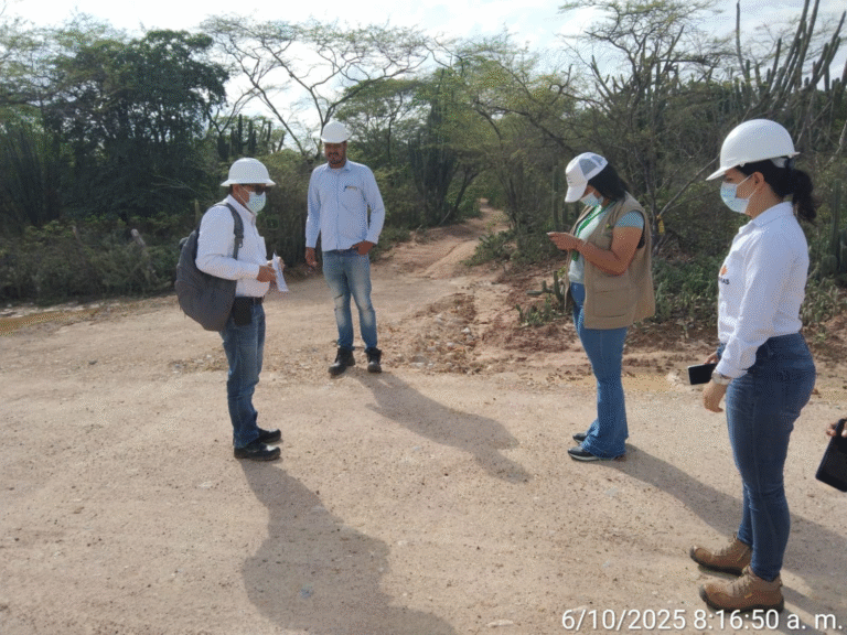 Corpoguajira realiza visitas técnicas para atender solicitudes de ocupación de cauce presentadas por el Invías