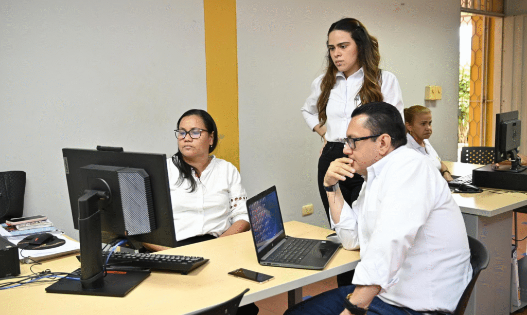Realización de la auditoría en la sede Villanueva