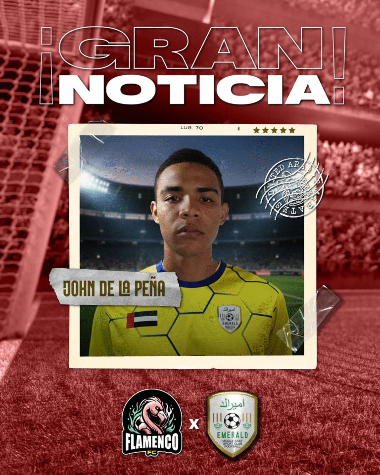 Talento guajiro rumbo a Emiratos Árabes: John De La Peña, nueva promesa internacional de Flamencos FC