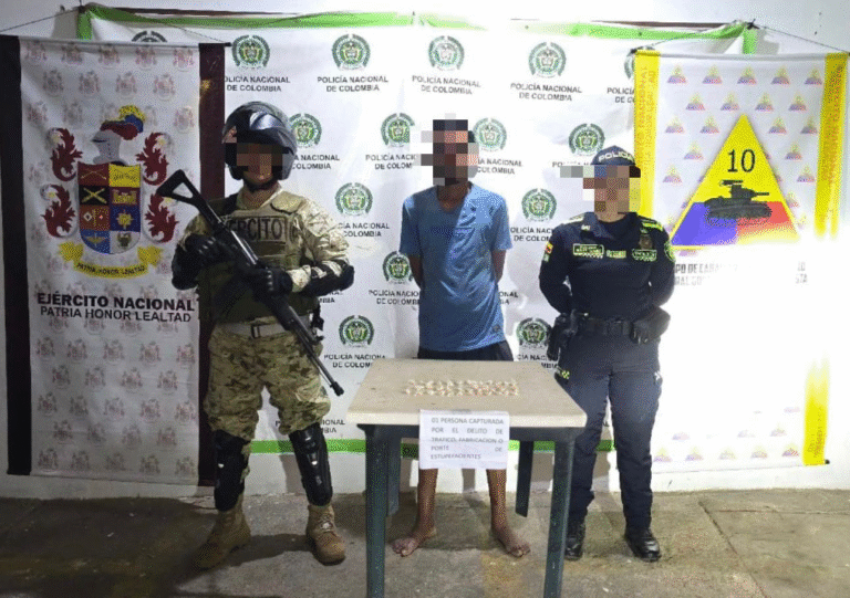 Ejército Nacional capturó en Maicao a sujeto por tráfico de estupefacientes