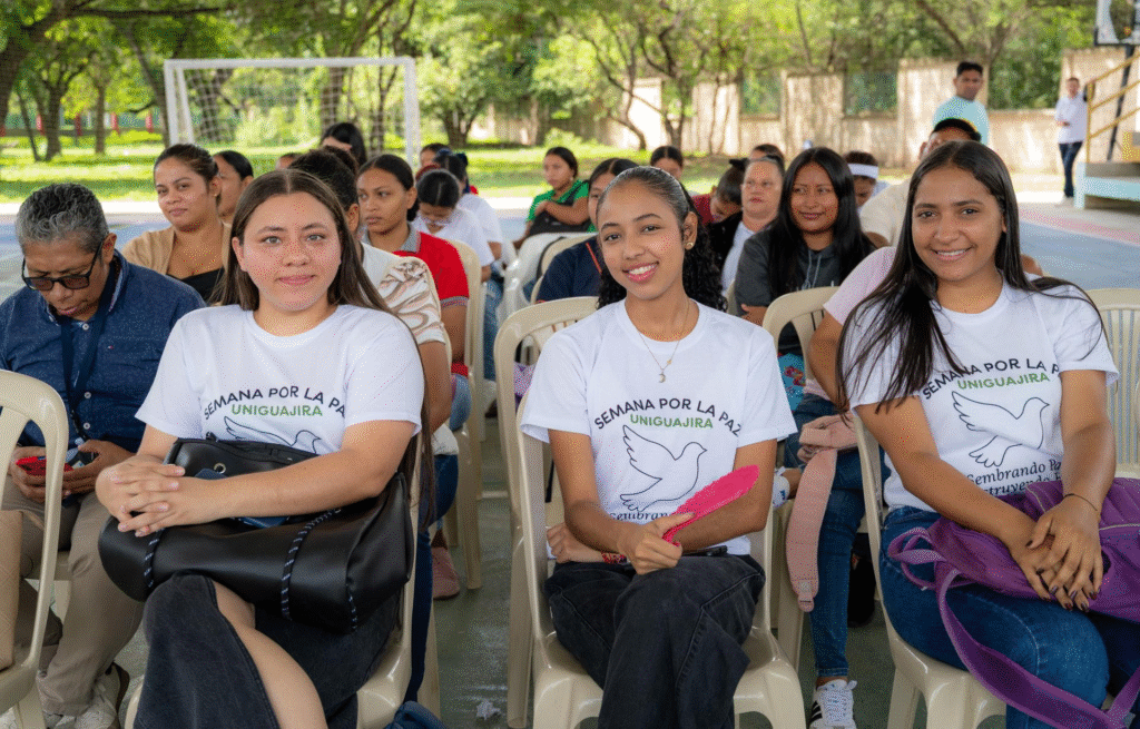 La comunidad de Uniguajira Sede Fonseca participó en actividades por la convivencia y la reconciliación.