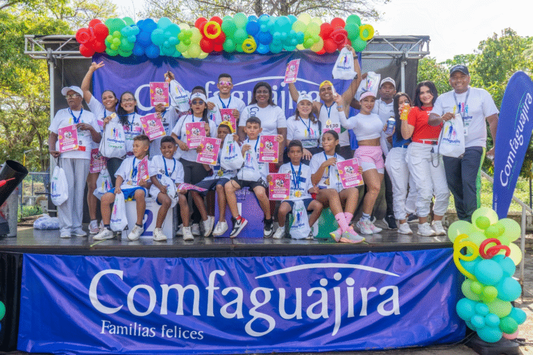 Comfaguajira realizó con éxito la Carrera 3.5K Dibulla y celebró el Día de la Familia en Ma-Ziruma