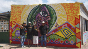 El muralismo se tomó comunidades wayuu de Manaure gracias a la ONG Nación Wayuu