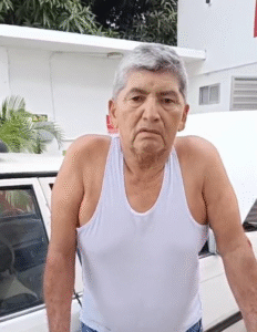 Omar Torres Brito, víctima.