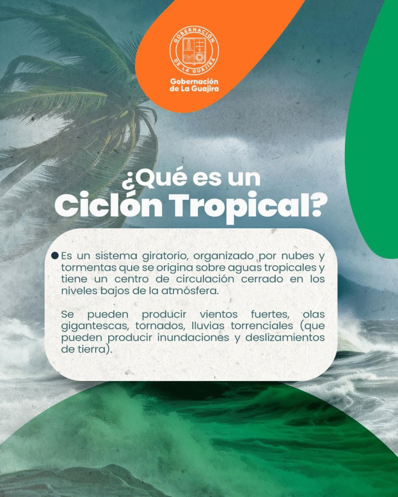 La Guajira en estado de alistamiento ante posibles lluvias y vientos asociados al sistema tropical AL98
